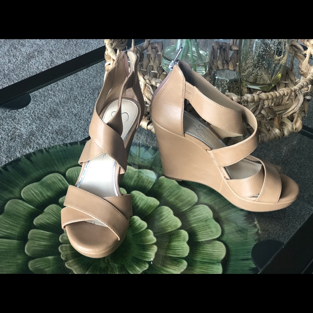 Jessica Simpson strapped sandal